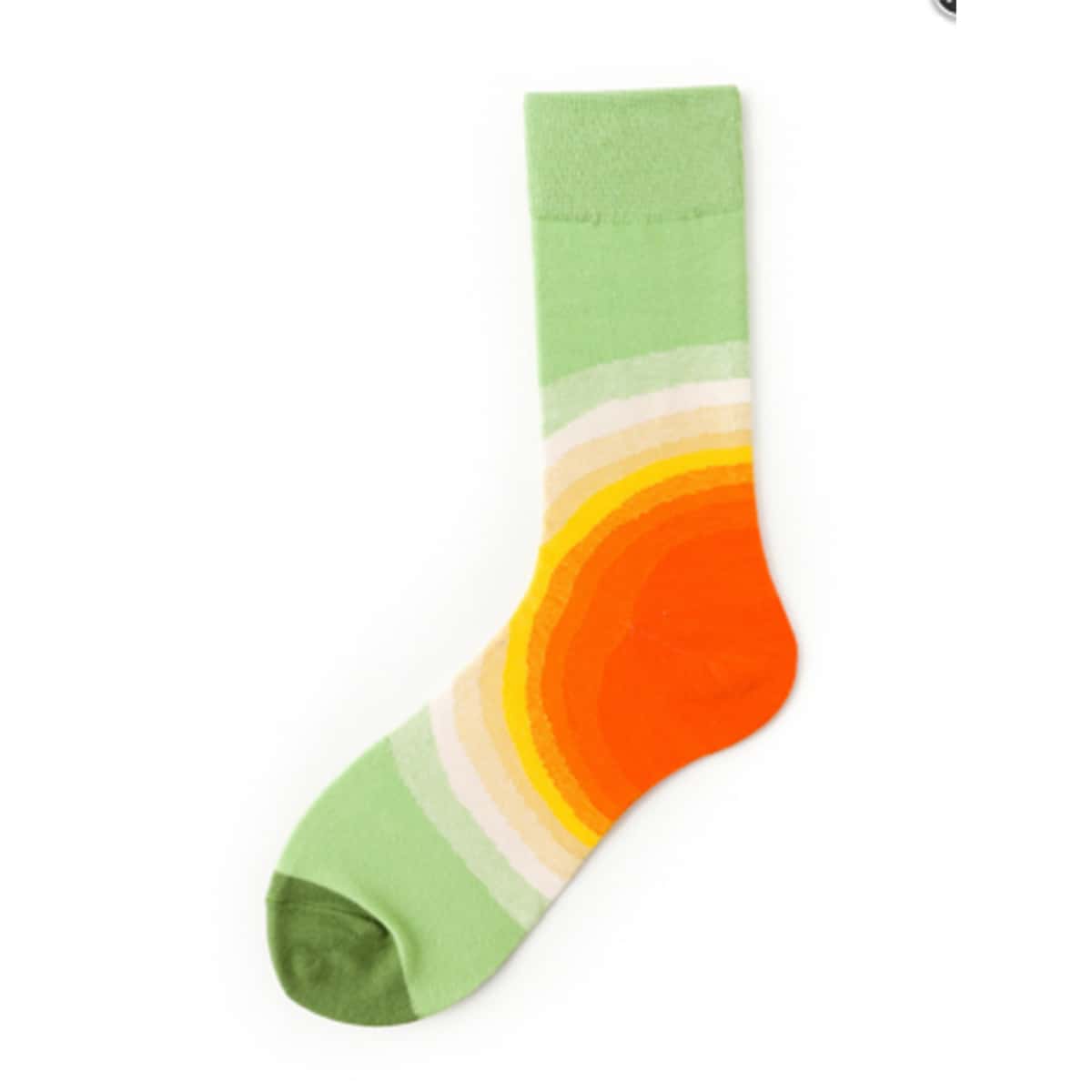 

1pair Ombre Pattern Socks, Multicolor