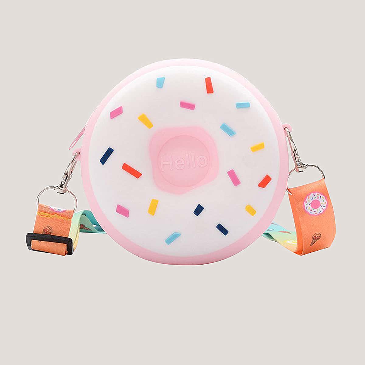 

Donuts Round Crossbody Bag, Multicolor