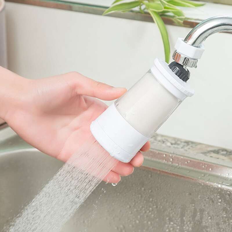 

Faucet Water Filter, White