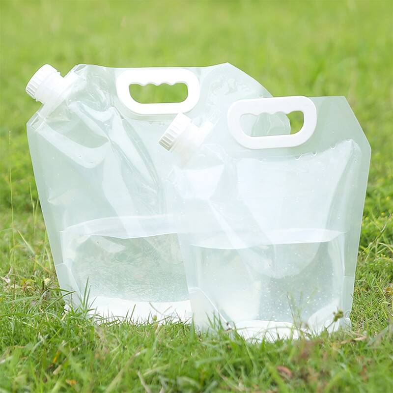 

1pc Transparent Folding Water Storage Bag, Clear