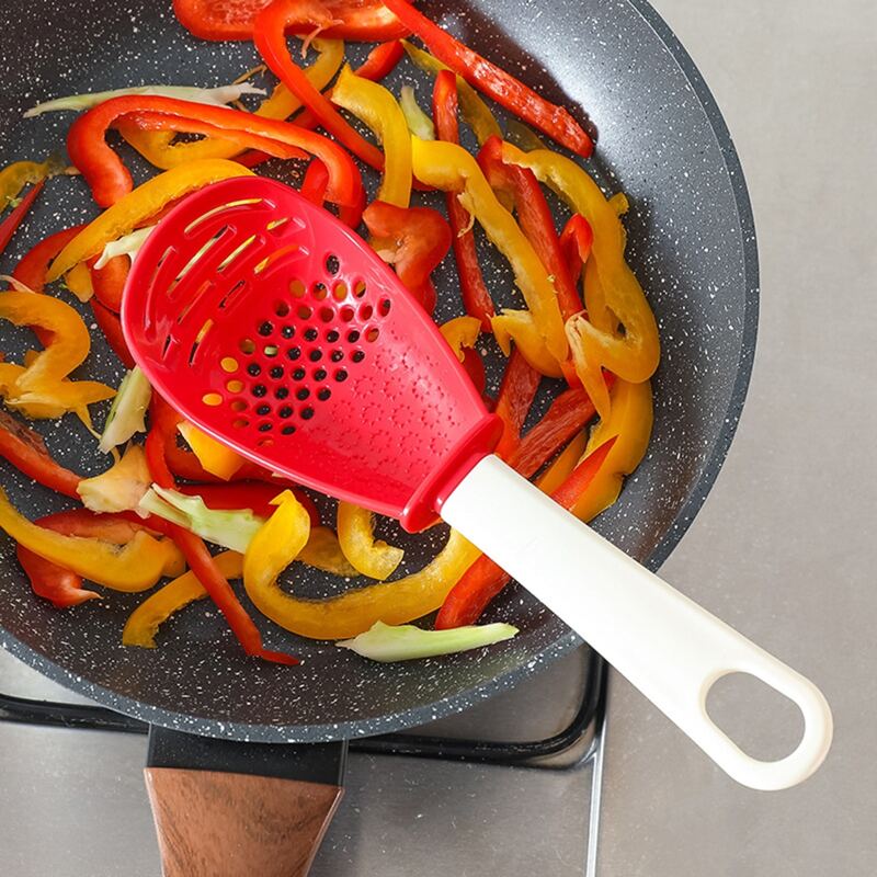 

1pc Kitchen Multifunction Spoon, Multicolor