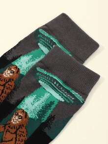 Calcetines de hombres con dibujos animados