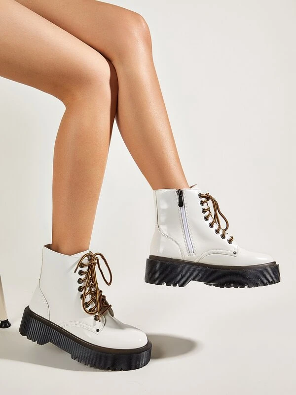 wide fit combat boots