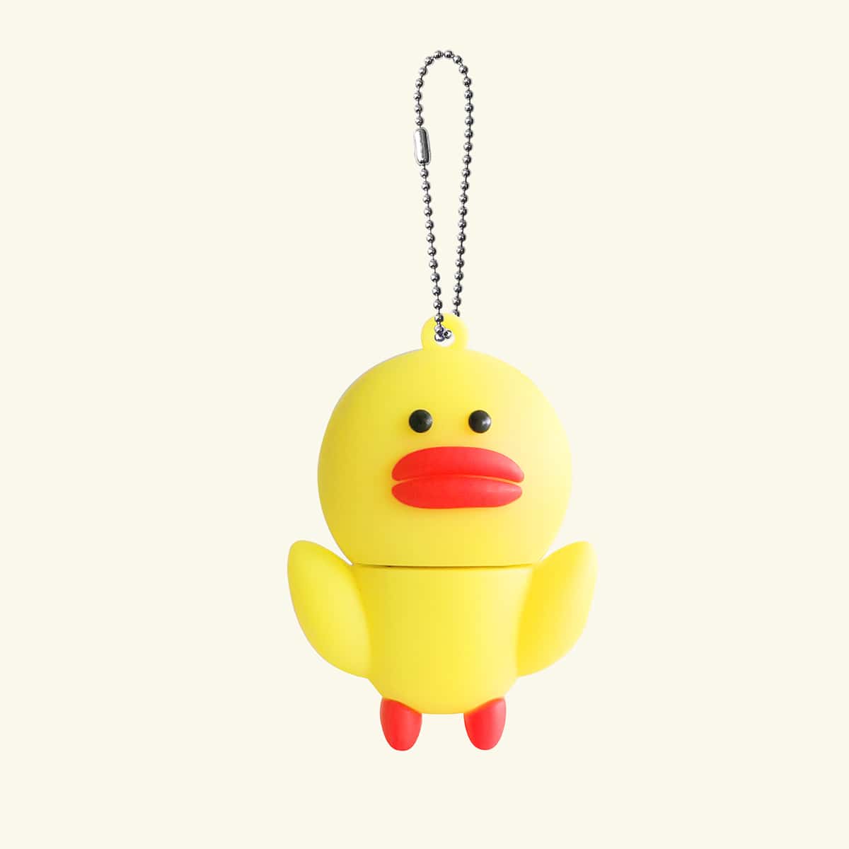 

1pc Cartoon Duck Shaped USB Flash Drive, Yellow