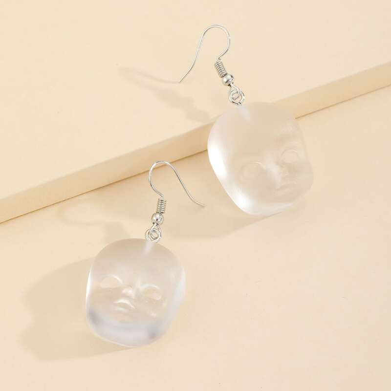 

Baby Drop Earrings, Clear