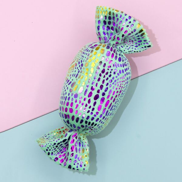 

1pc Candy Shaped Dog Sound Toy, Multicolor