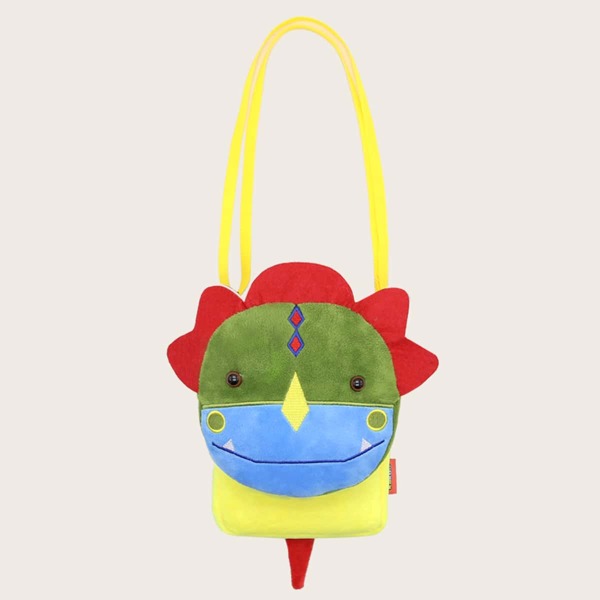 

Kids Cartoon Dinosaur Design Crossbody Bag, Green