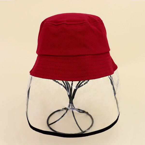 

Kids Simple Bucket Hat, Red