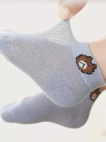 5 pares calcetines de Niños con patrón de oso - Multicolor - Ver 5