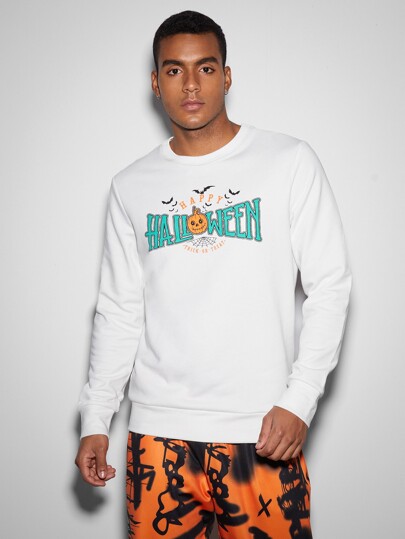 Мужской свитшот с оригинальным принтом