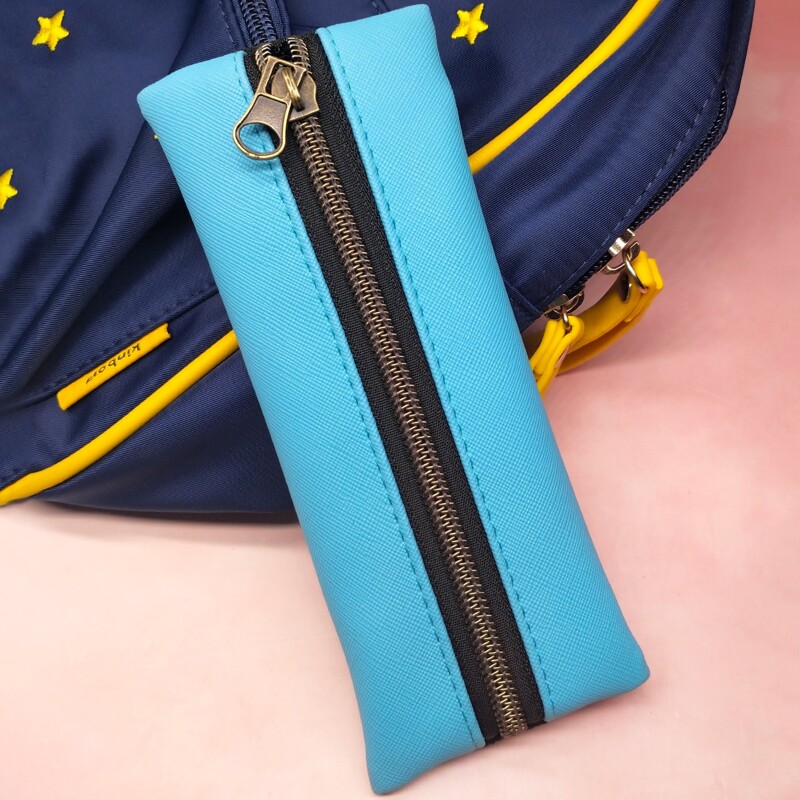 

Plain Pencil Bag, Blue
