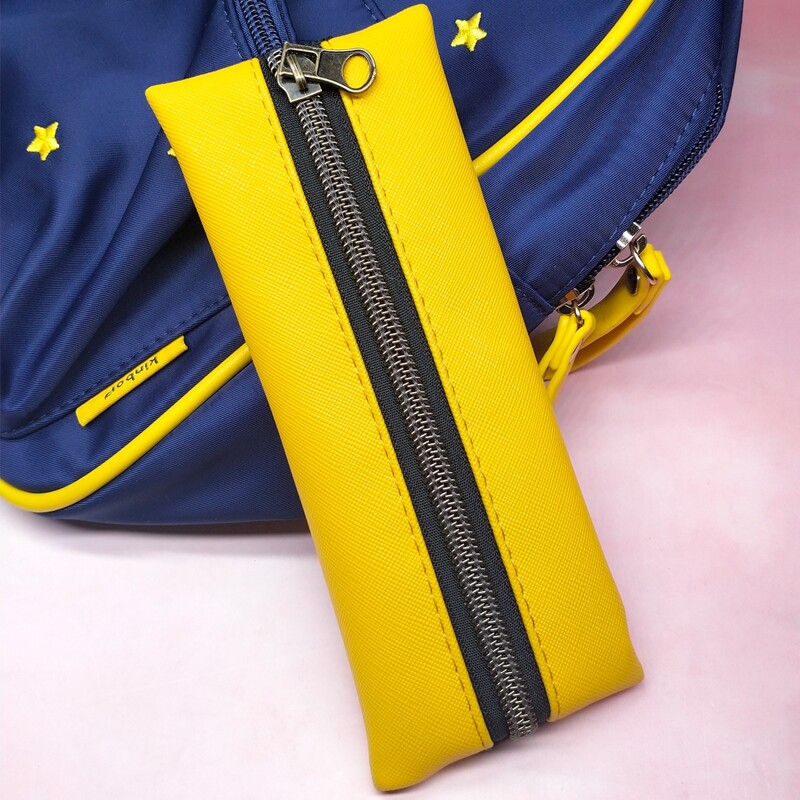 

Plain Pencil Bag, Yellow