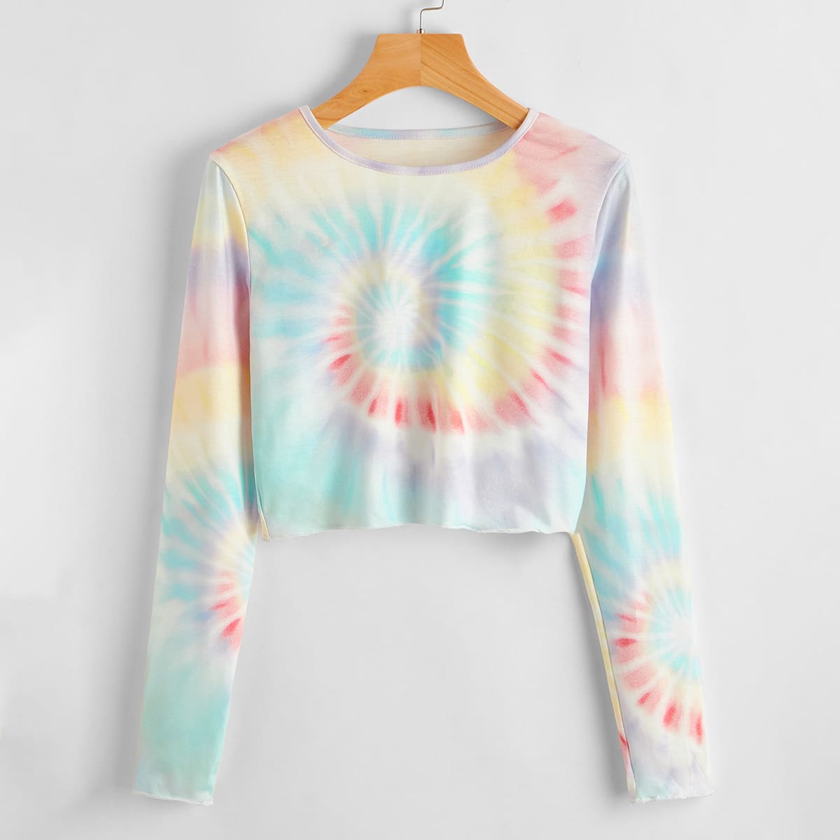 

Tie Dye Crop Tee, Multicolor