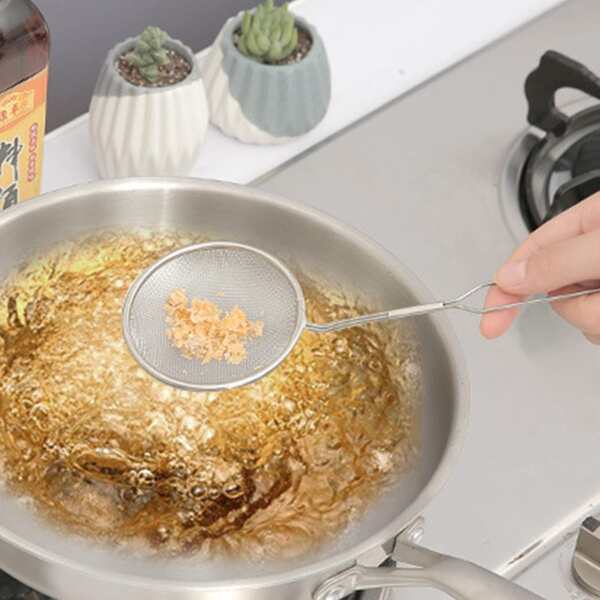 

1pc Stainless Steel Filter Spoon, Silver