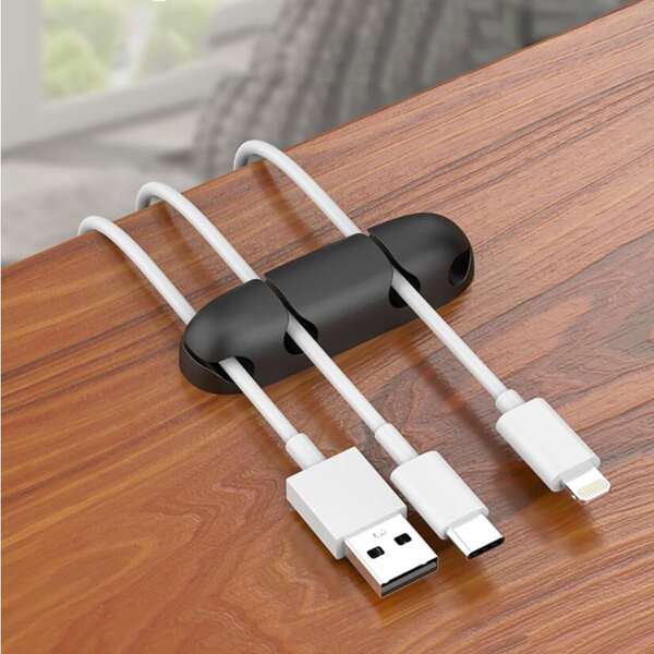 

1pc Data Line Organizer, Black