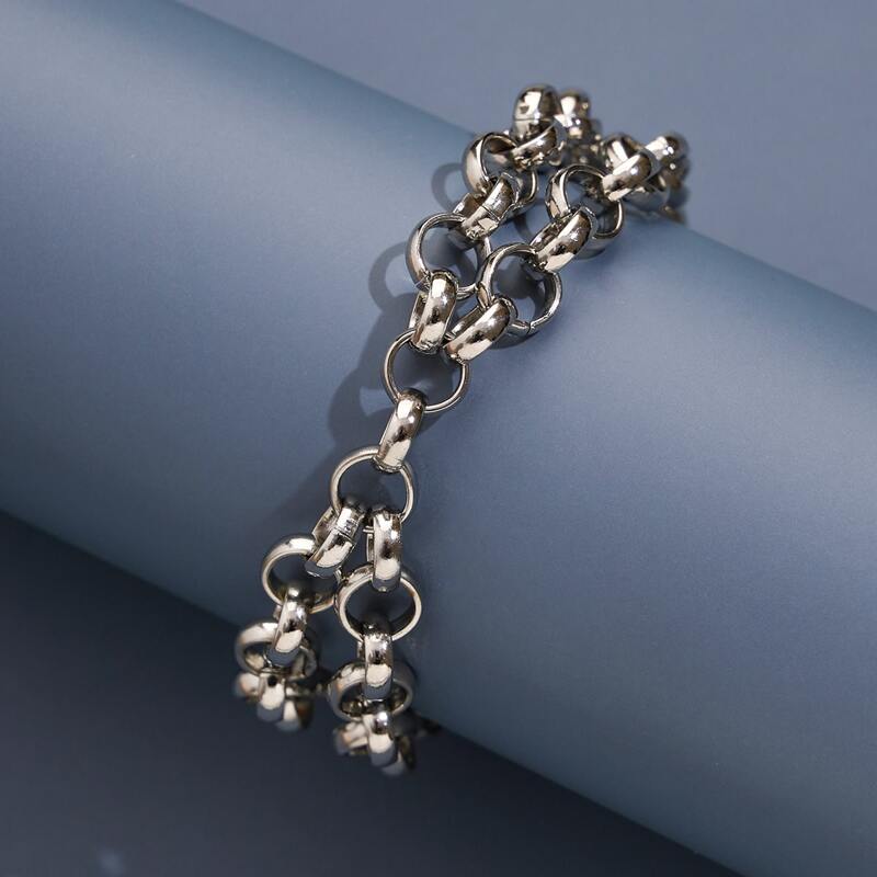 

Guys Chain Bracelet, Silver