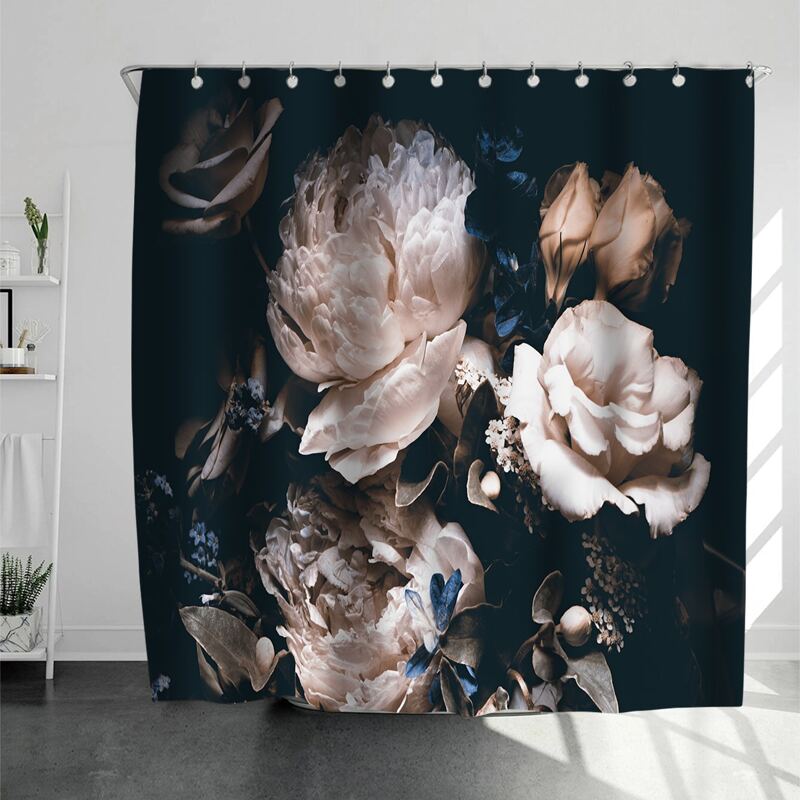 

Flower Print Shower Curtain, Multicolor