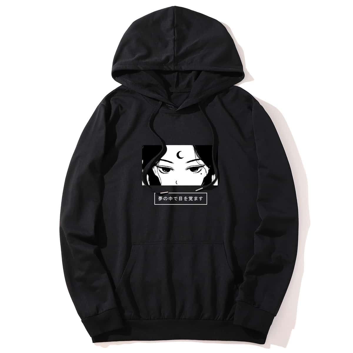 

Guys Figure Graphic Hoodie, Black