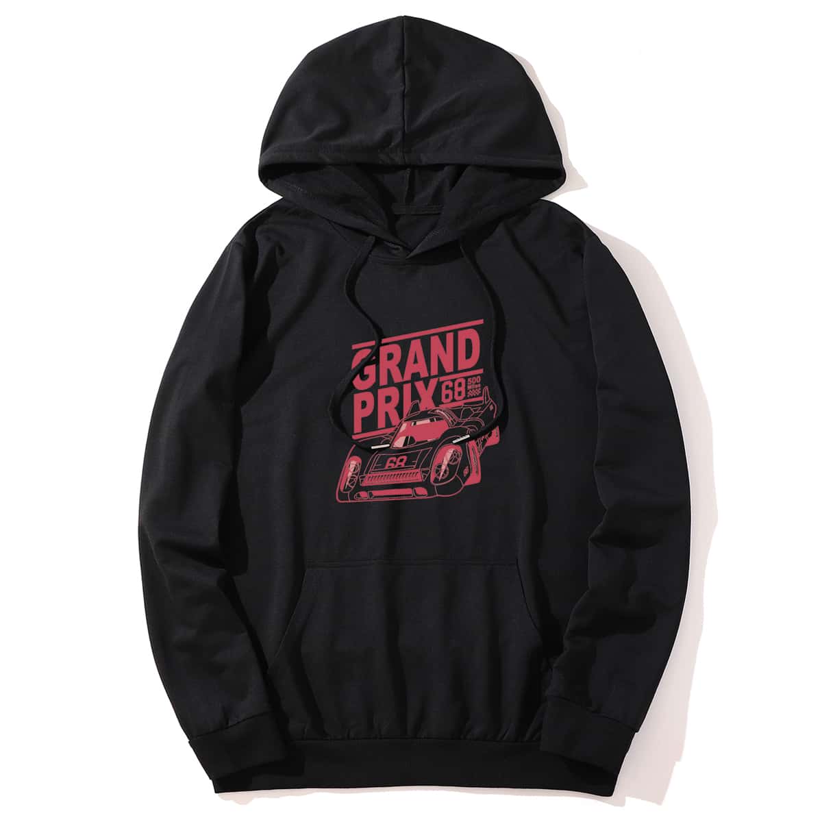 

Guys Letter Graphic Hoodie, Black