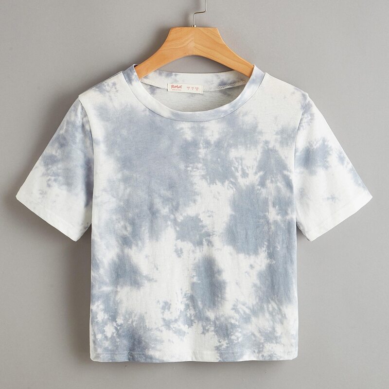 

Tie Dye Crop Tee, Multicolor