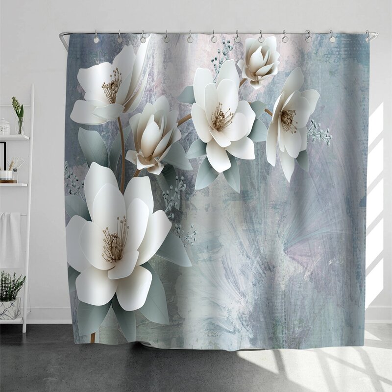 

Flower Print Shower Curtain, Multicolor
