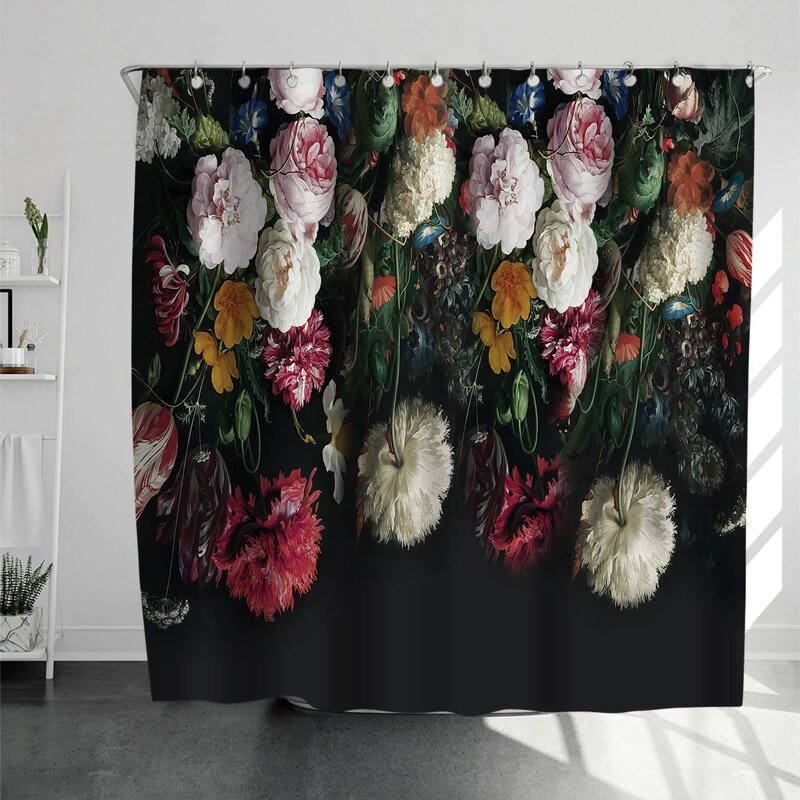 

Flower Print Shower Curtain, Multicolor