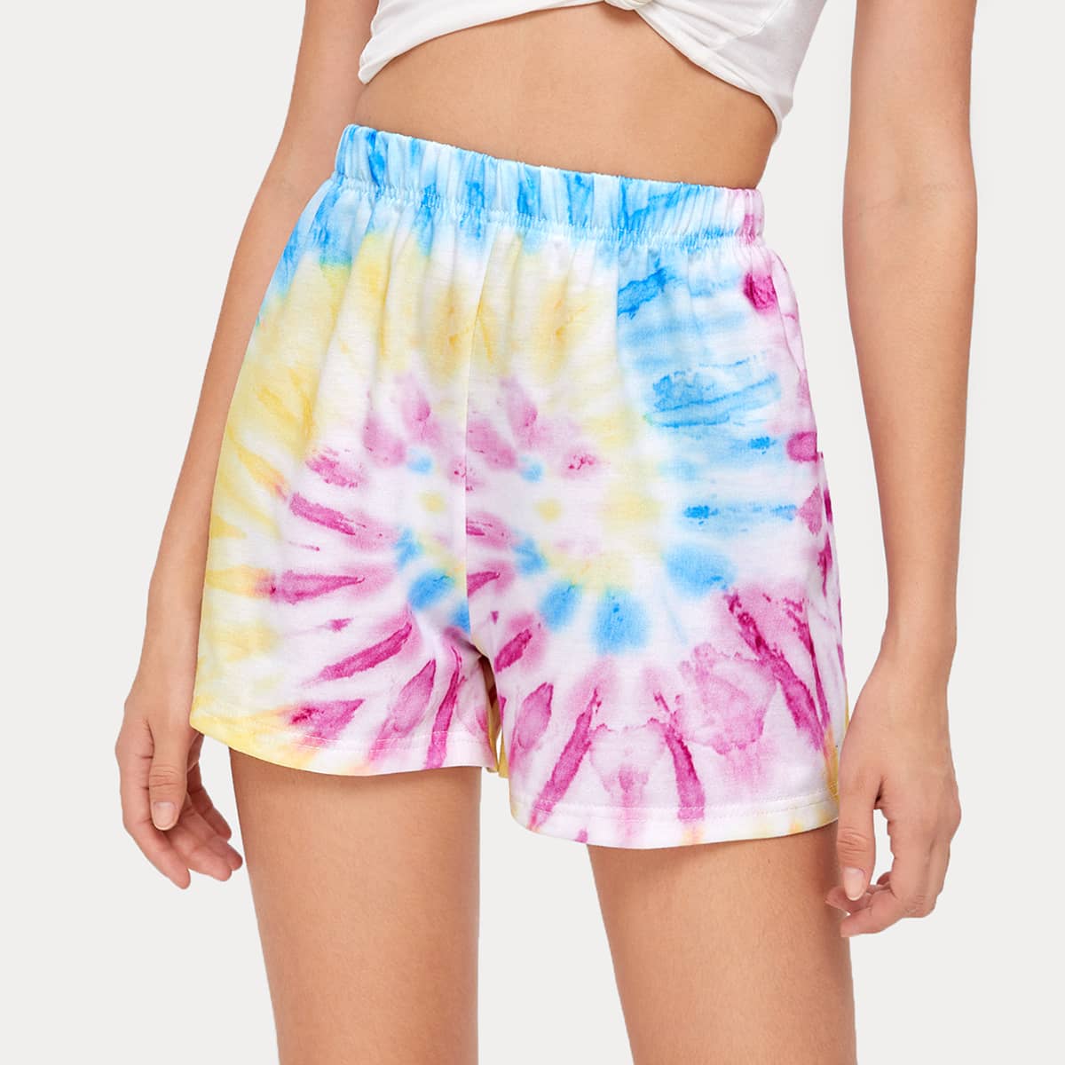

Tie Dye Shorts, Multicolor