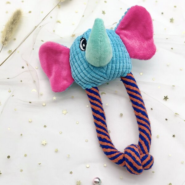 

1pc Dog Cartoon Toy, Multicolor