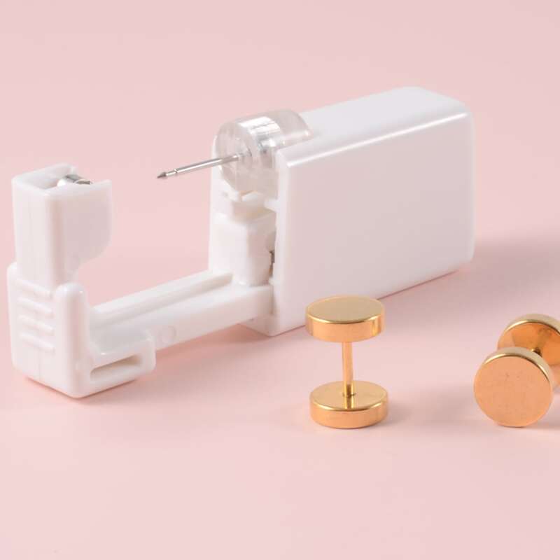 

One Time Use Disposable Ear Piercing Tool & Barbell Studs, Multicolor