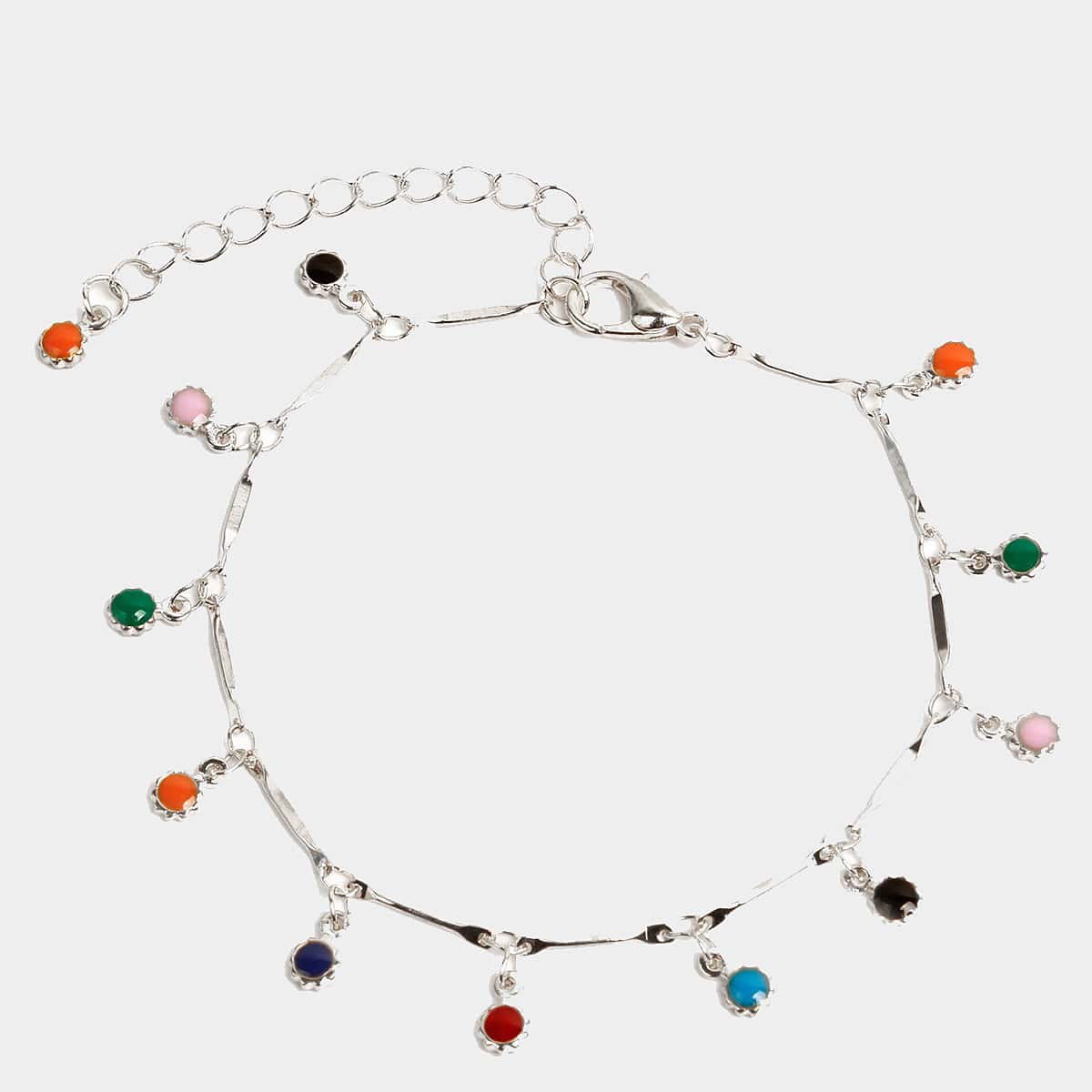 

Gemstone Tassel Bracelet, Multicolor