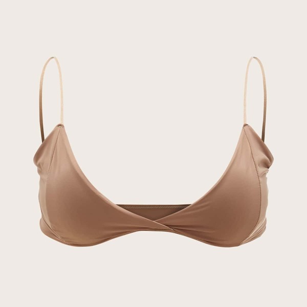 

Plus Solid Bralette, Apricot