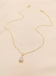 Vòng cổ hình giọt nước - Vàng - Xem 3