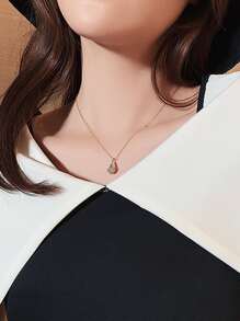 Vòng cổ hình giọt nước - Vàng - Xem 4