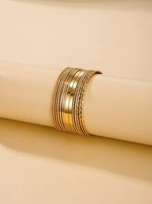 14pcs Simple Bangle - Yellow Gold - View 5
