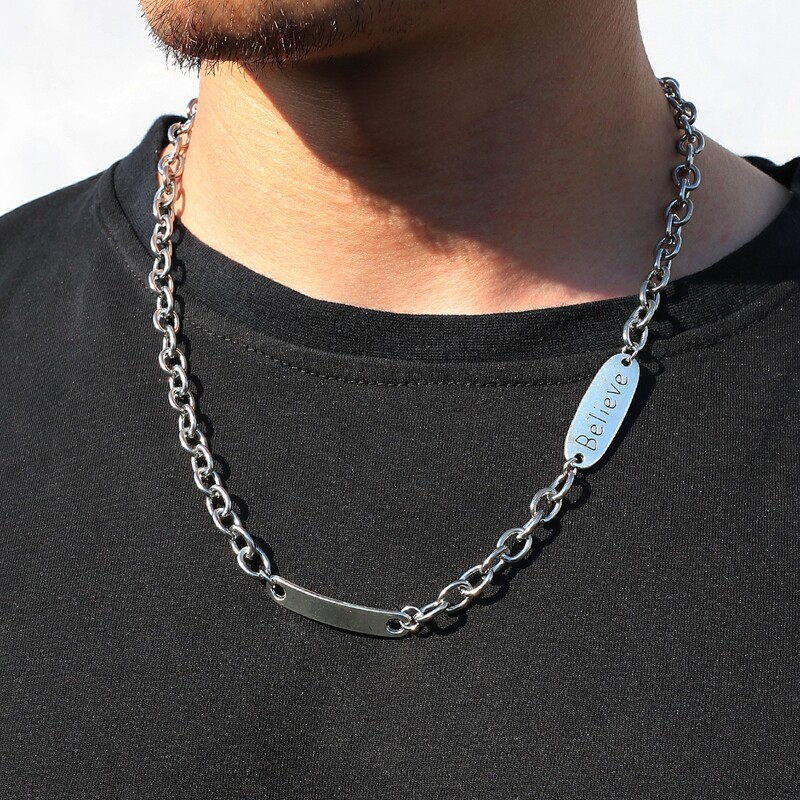 

Guys Chain Necklace, Silver