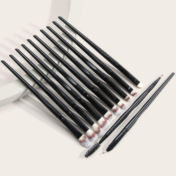 

12pcs Eye Makeup Brush Set, Black