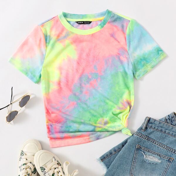 

Tie-Dye Wash Tee, Multicolor