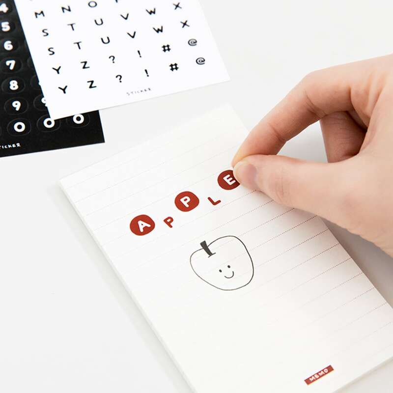 

1pack Random Memo Paper & Sticker, Multicolor