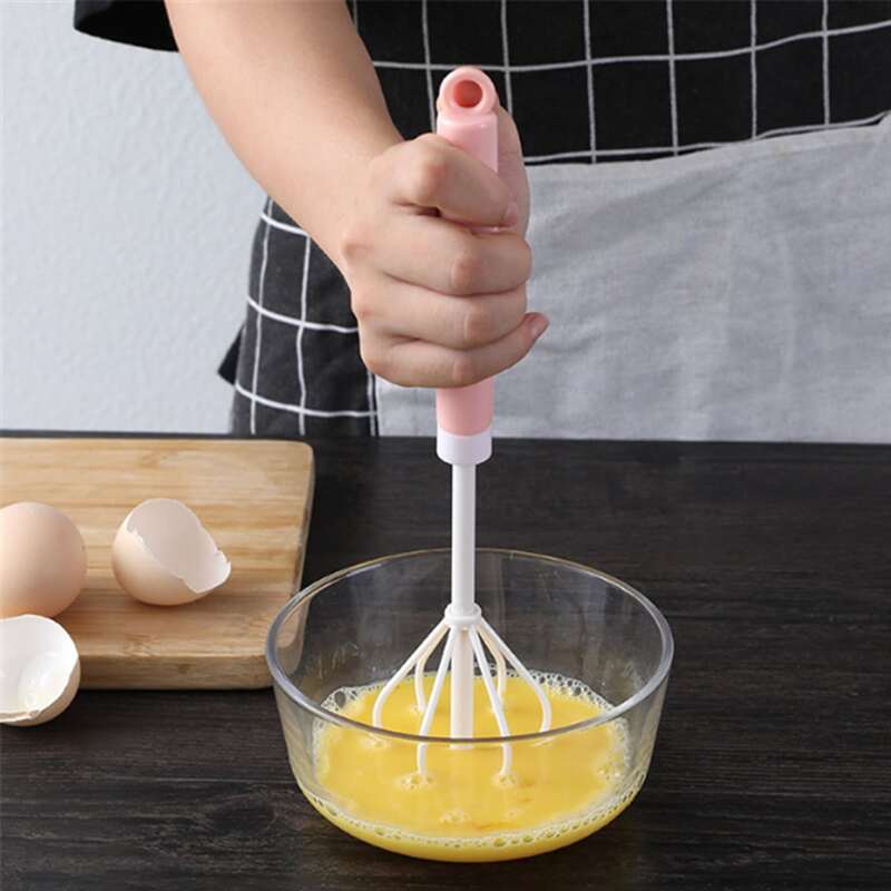 

1pc Semi-automatic Whisk, Multicolor