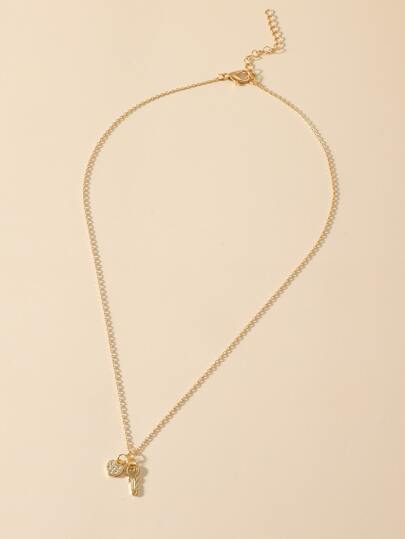 Collar con corazón