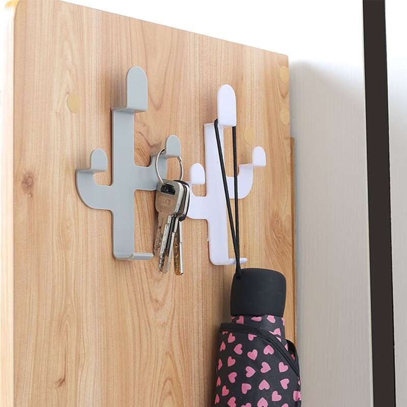 

1pc Random Cactus Shaped Wall Hook, Multicolor