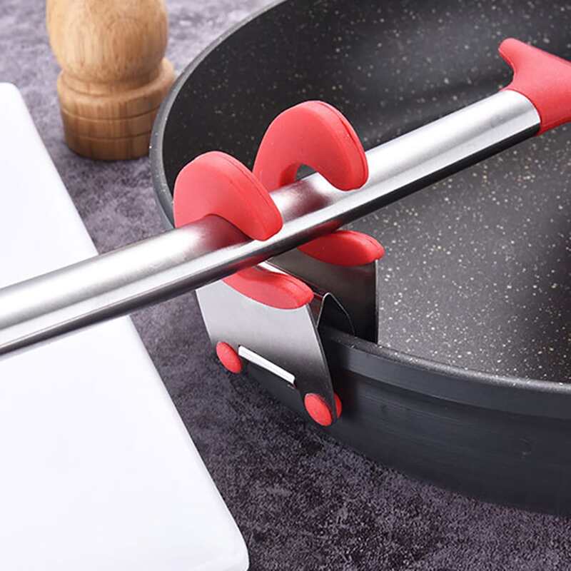 

Stainless Steel Anti-scald Pot Clip, Red