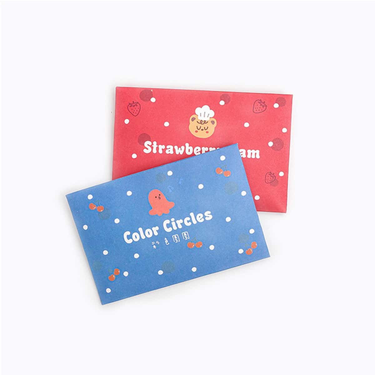 

40pcs Random Cartoon Sticker, Multicolor