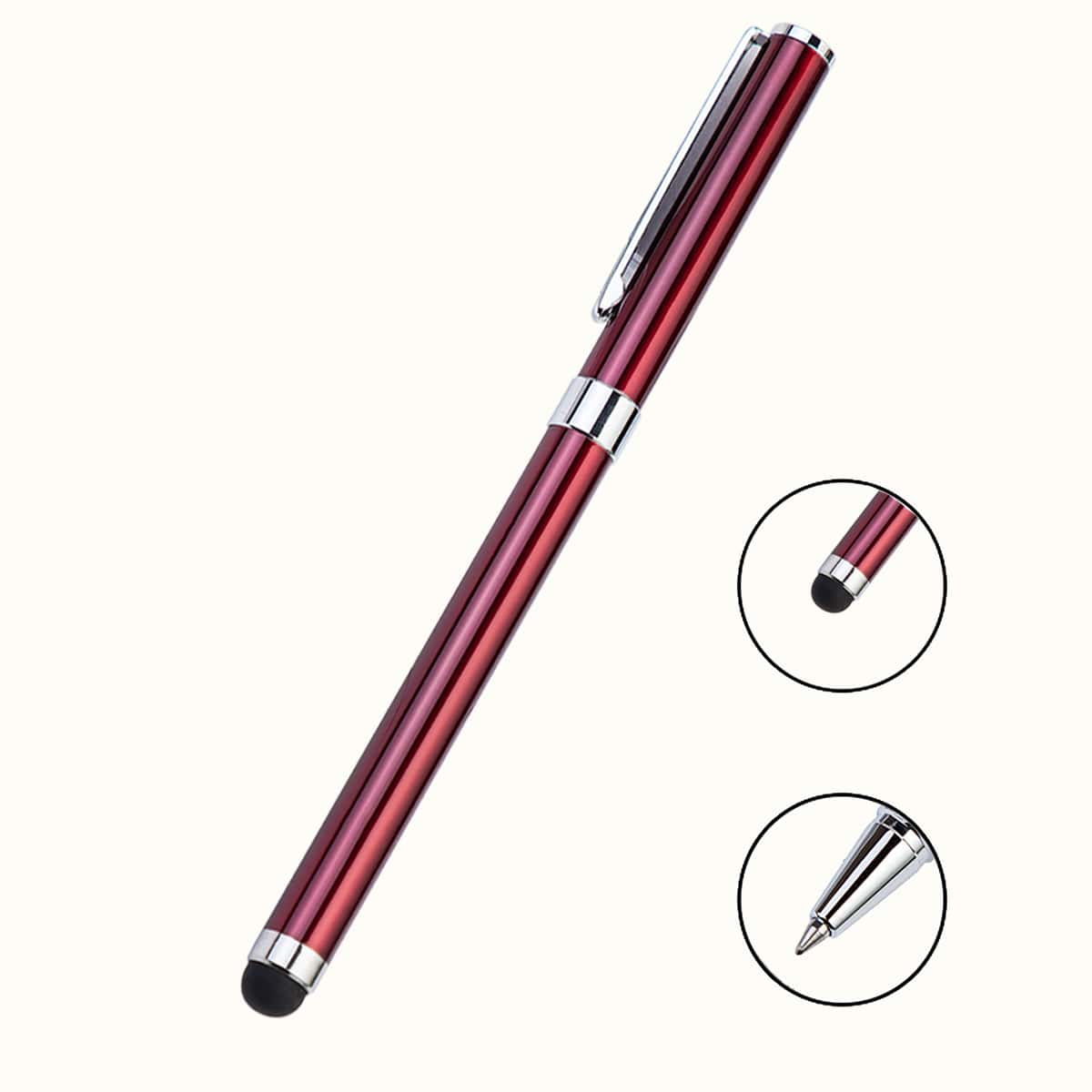 

1pc Multifunctional Stylus Pen, Red
