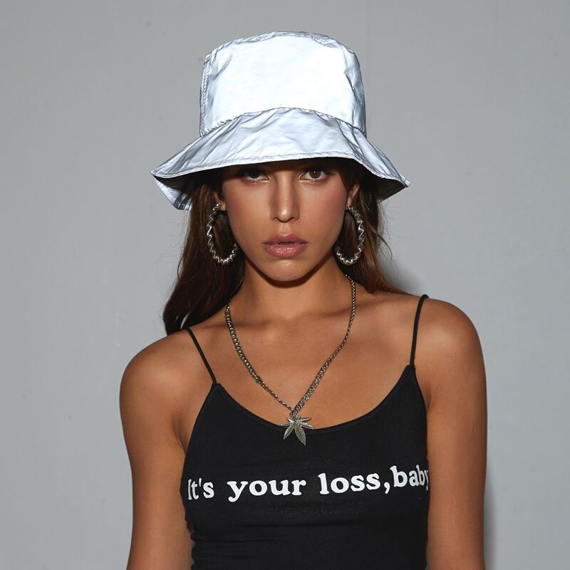 

Reflective Bucket Hat, Dark grey