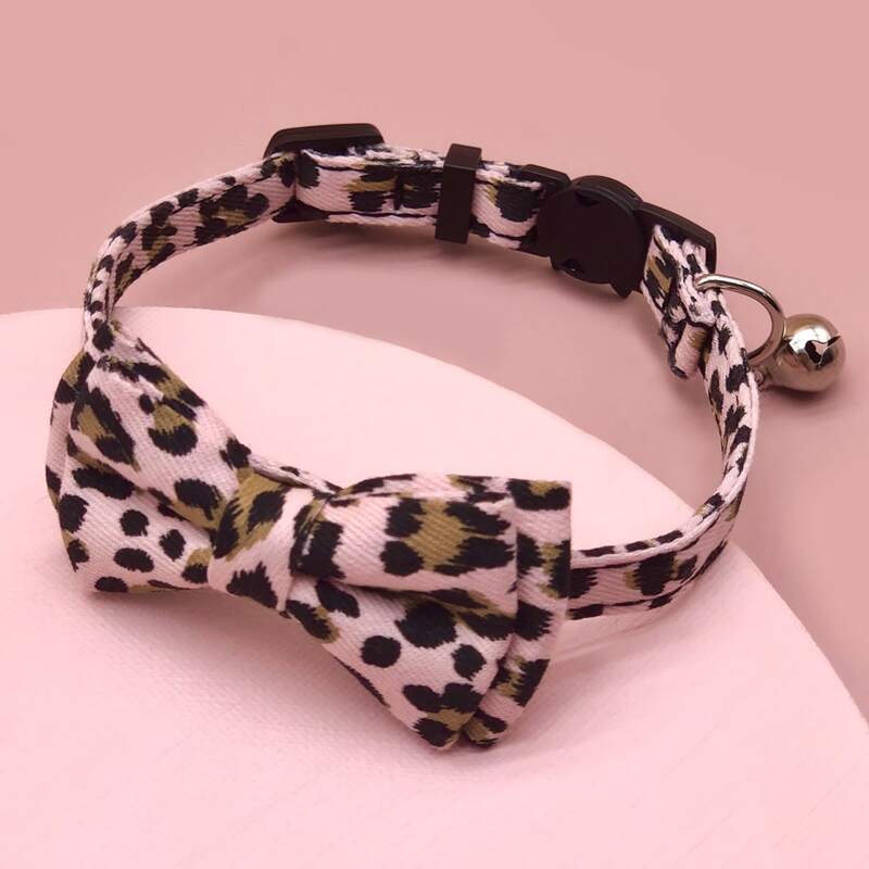 

1pc Leopard Cat Collar, Multicolor