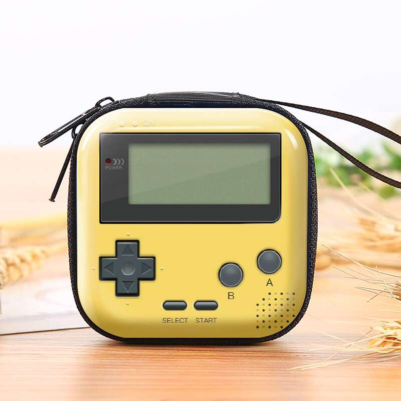 

Game Console Shaped Earphone Storage Case, Yellow
