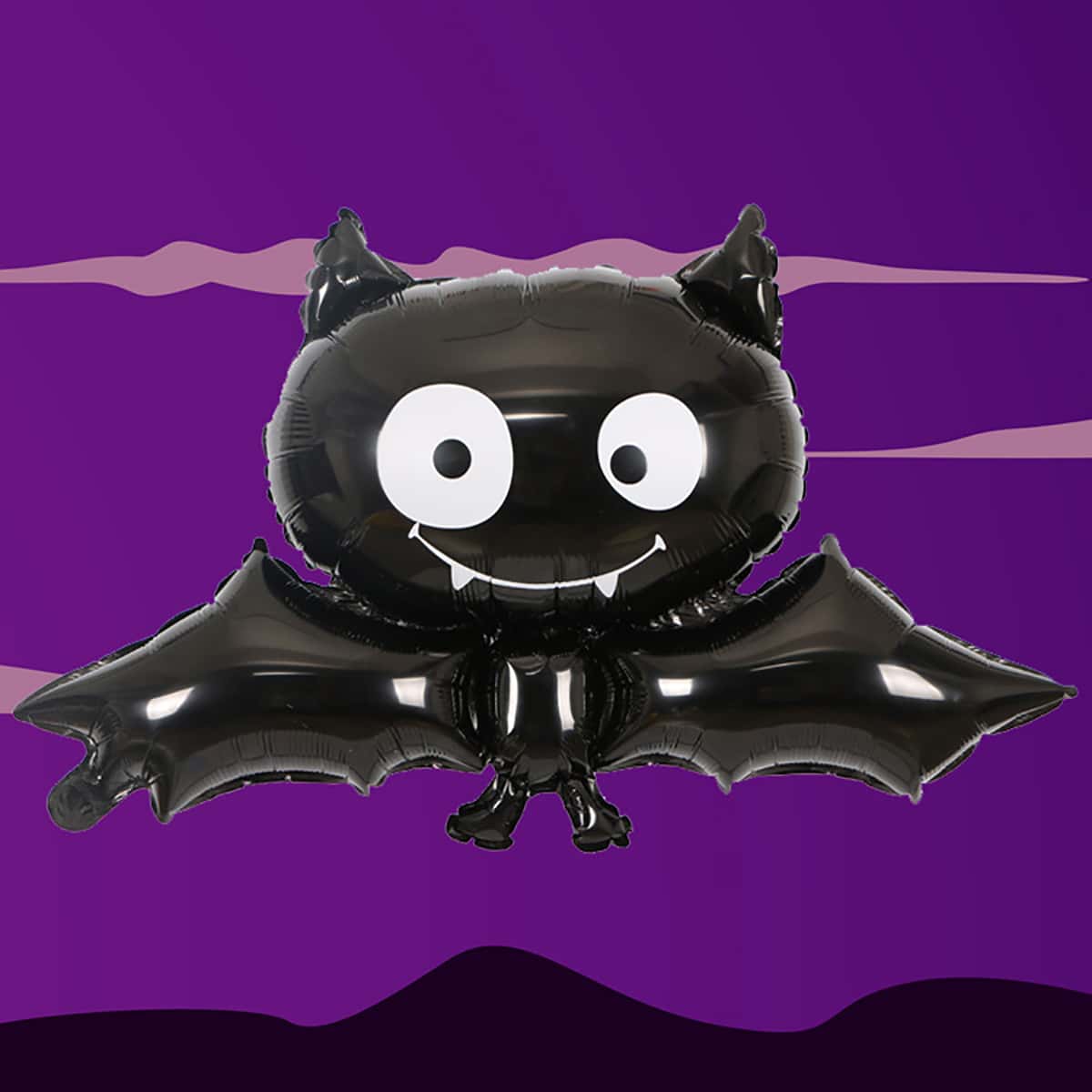 

1pc Bat Design Balloon, Black