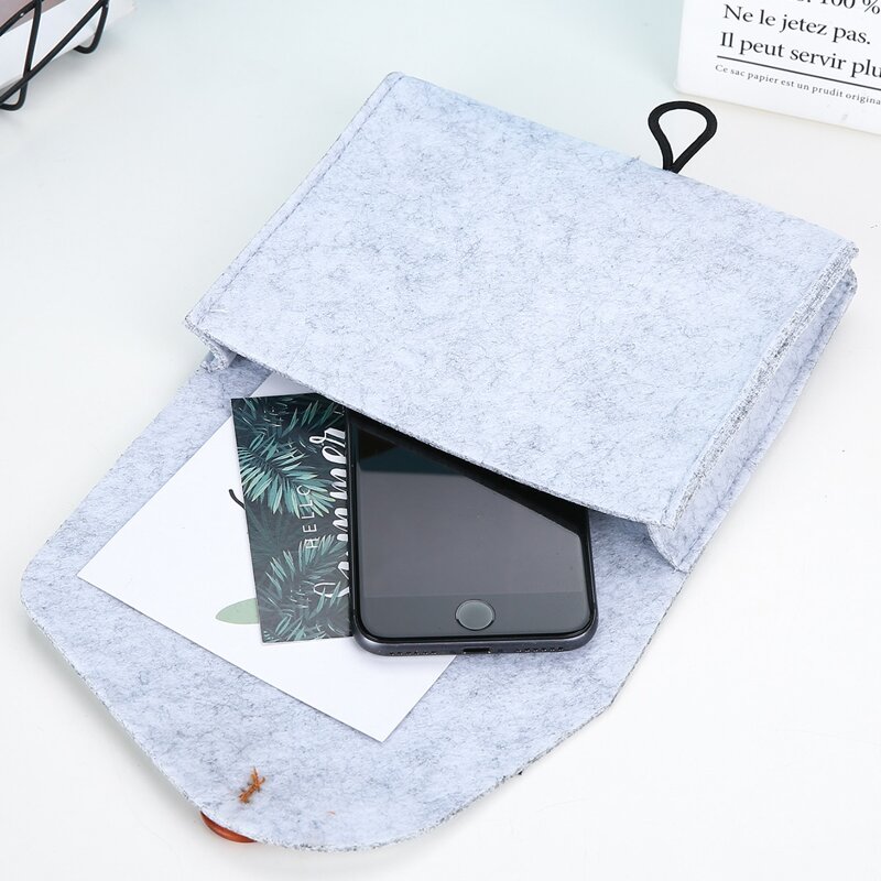 

Felt Travel Storage Bag, Grey