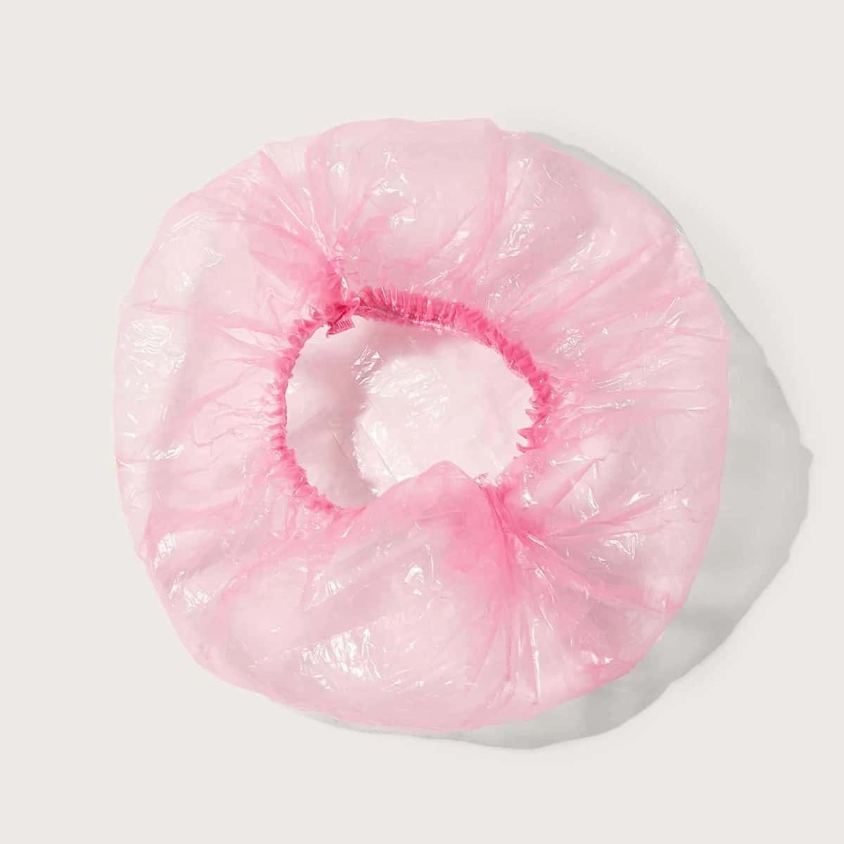 

30pcs Disposable Shower Cap, Pink